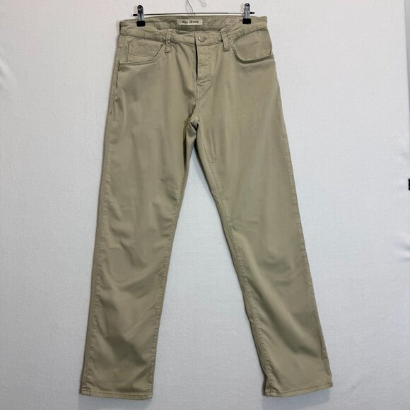 Mavi Jeans Zach Straight Leg Mens Khaki Pants Size 34/32 Cotton Blend - Picture 2 of 16
